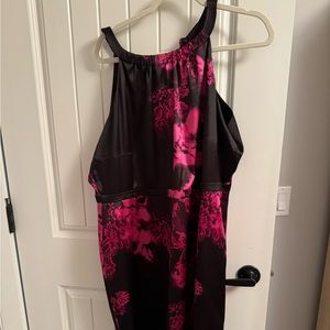 Pink and black dress size 18 by Tahari